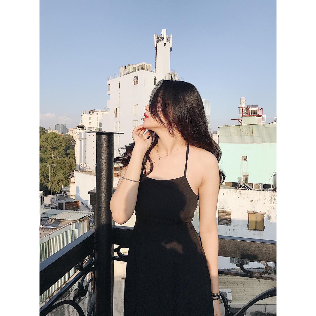 [Mã SKAMSALEP6 giảm 10% tối đa 100K đơn 150K] JUNS DRESS (ĐEN) | BigBuy360 - bigbuy360.vn