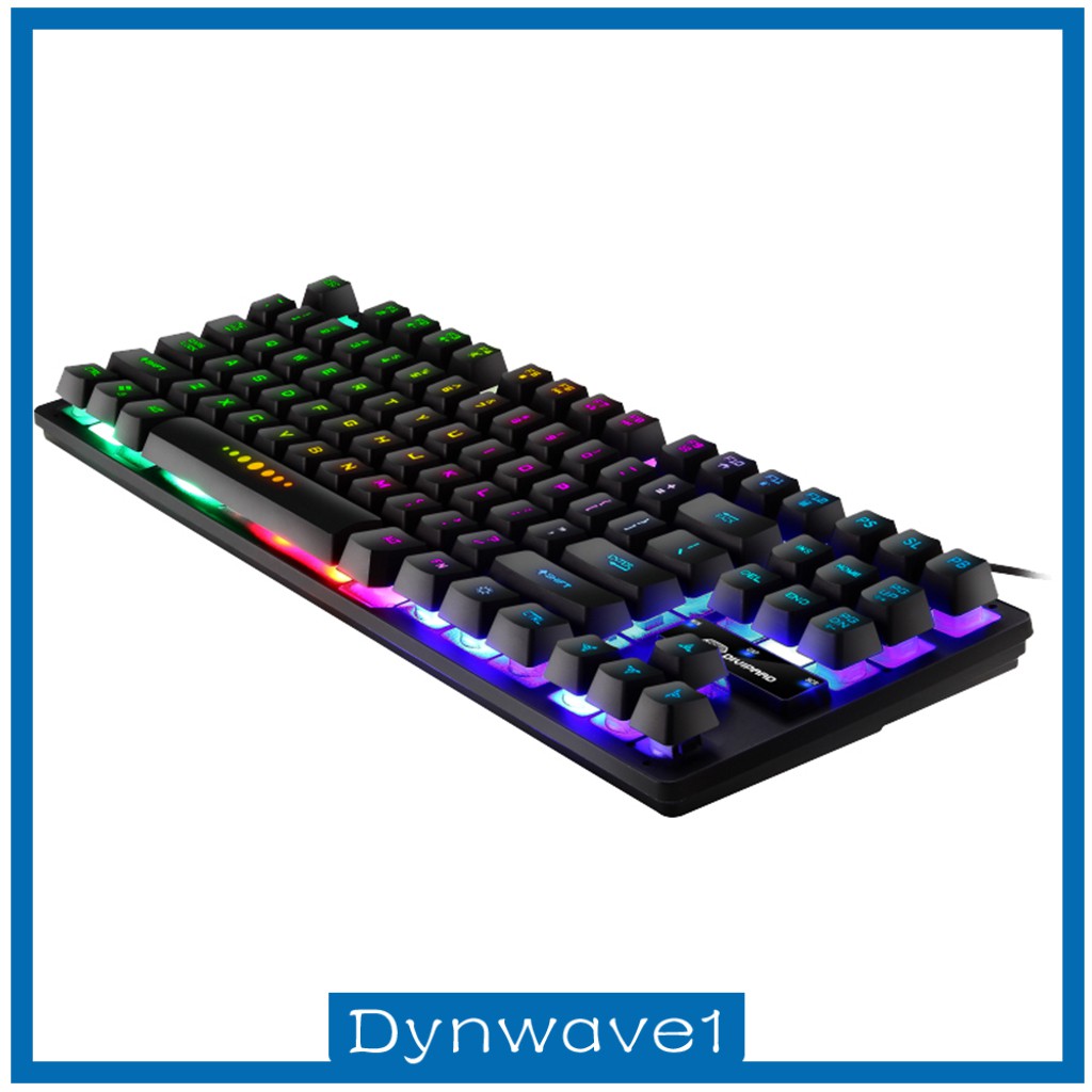 PC Bàn Phím Cơ Gaming Dynwave1 87 Phím Led Rgb Dành Cho Game Thủ