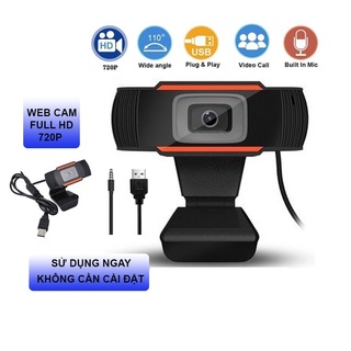 Webcam Máy Tính-Latop-Có Mic Full HD-Camera Học Online Qua ZOOM, Trực Tuyến - Hội Họp - Gọi Video Hình Ảnh Sắc Nét