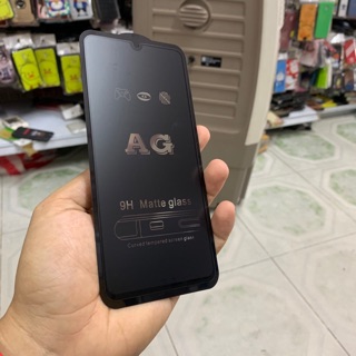 Miếng dán cường lực samsung A20/A30/ A50, A70 nhám chống vân tay