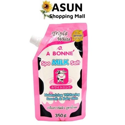 Muối tắm sữa bò tẩy tế bào chết A Bonne Spa Milk Salt Thái Lan 350g