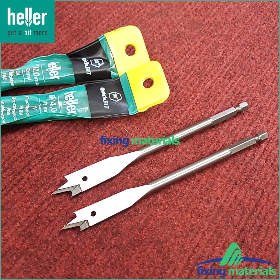 Mũi khoan gỗ HELLER, kiểu đuôi cá (ĐK từ 6.0-20.0mm)