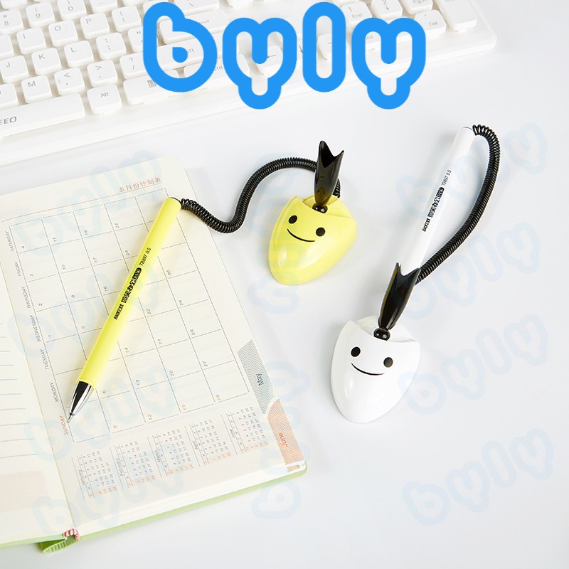 Bút gel dán bàn 0.5mm BAOKE | TB897 hình mặt cười dễ thương