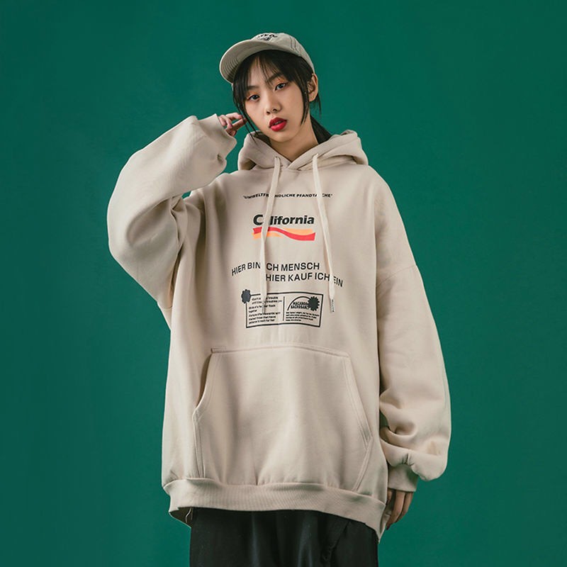 Áo nỉ CALIFORNIA có mũ phối tay bồng trẻ trung năng động - Moon Unisex | BigBuy360 - bigbuy360.vn