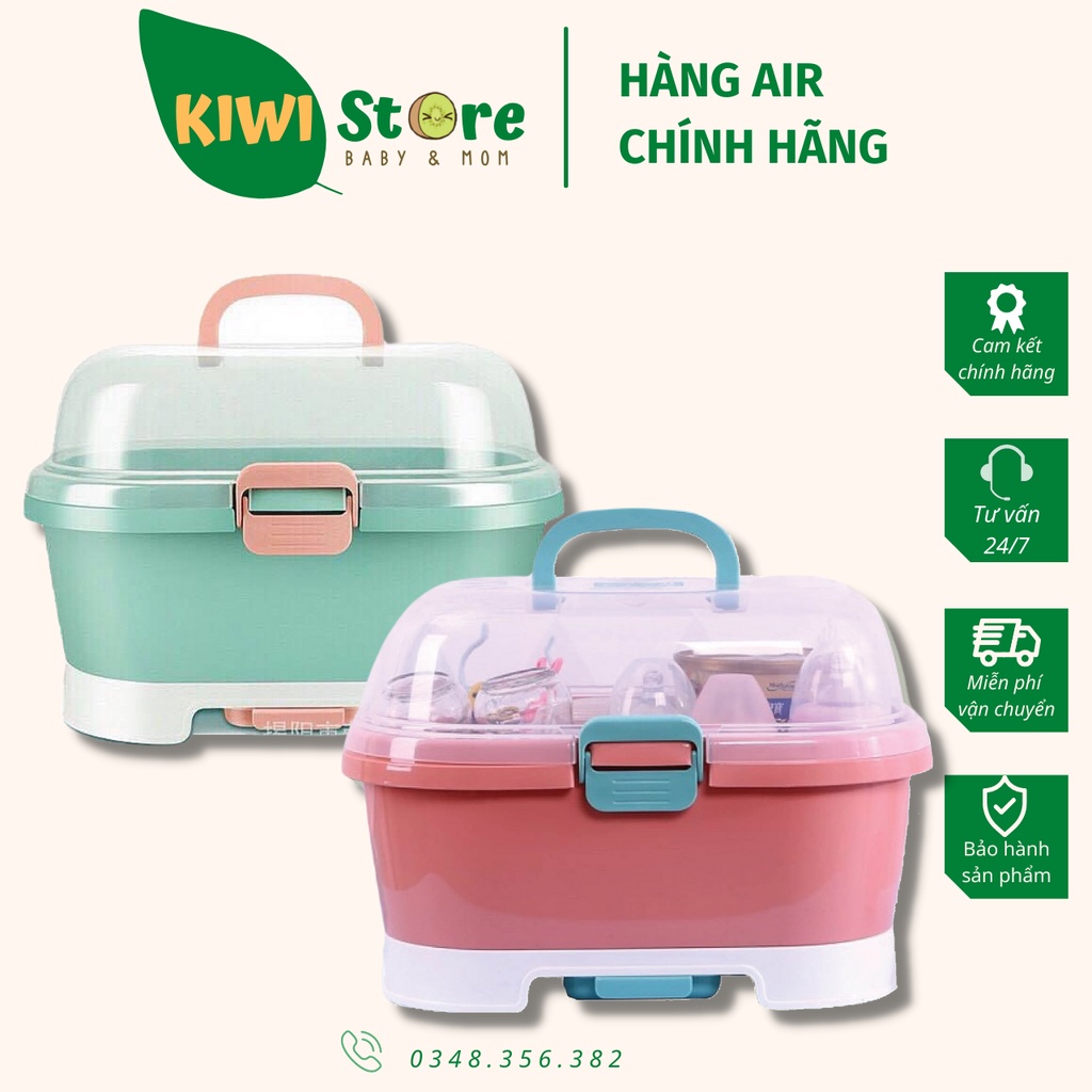 Giá úp bình sữa cao cấp Jupin có van thoát hơi ẩm