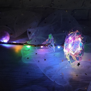 (hàng sẵn + clip) Hoa hồng hologram dễ thương làm quà tặng
