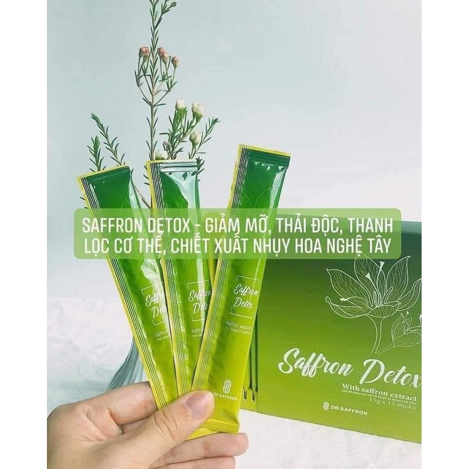 [MÃ GIẢM 15%: MEXICS15] Thạch Giảm Cân Thải Độc Đốt Mỡ Saffron Detox An Toàn Sức Khỏe Từ Trà Saffron 80 Rau Củ Brazil | BigBuy360 - bigbuy360.vn