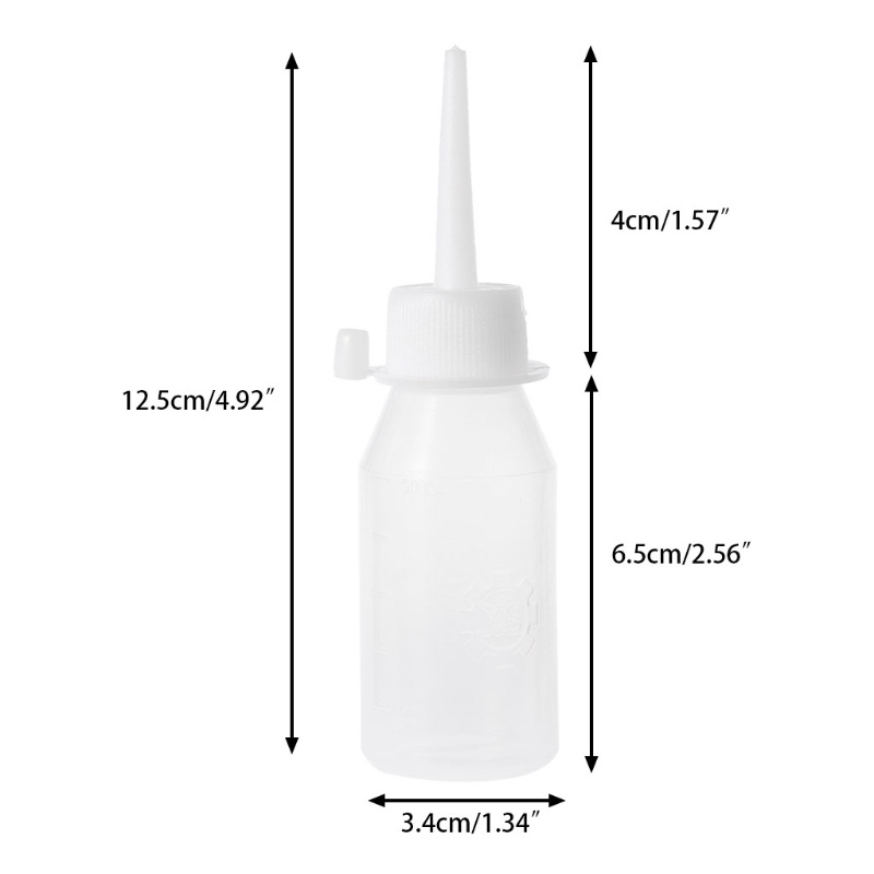 Bình Đựng Dầu Dạng Xịt Màu Trắng Trong Suốt Dung Tích 50ml Tiện Dụng
