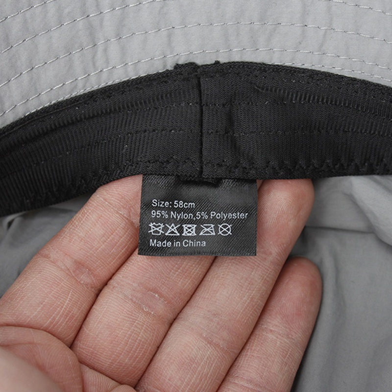 Nón Bucket Rộng Vành Màu Sắc Trơn Có Thể Điều Chỉnh Và Dây Đeo Cằm Cho Unisex