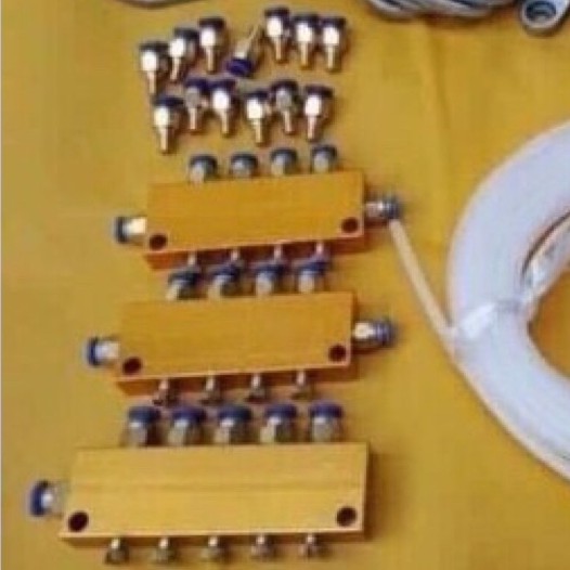Cụm chia dầu 3-4-5 đầu ra phi 4
