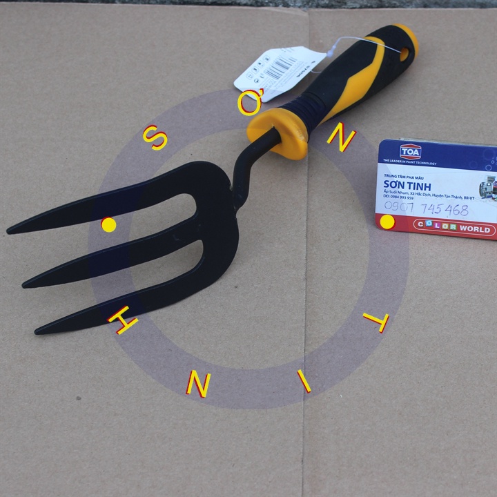 Cây Chỉa Xới Đất Làm Vườn 310mm Đầu Xới ( 76 x 120mm ) Tolsen 57506