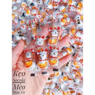 kẹo mèo thần tài socola