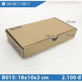 Hộp carton 18x10x3cm đựng phụ kiện (B22)