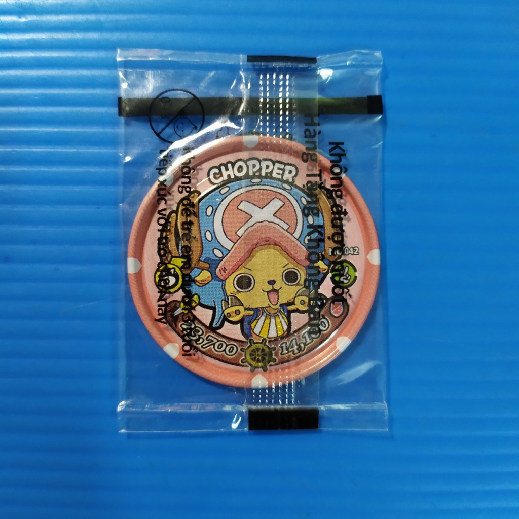 [Một Thẻ ] Thẻ bài toonies One Piece thẻ leng keng dạng chibi đầu to Zoro Chopper ... nguyên seal tổng hợp 2