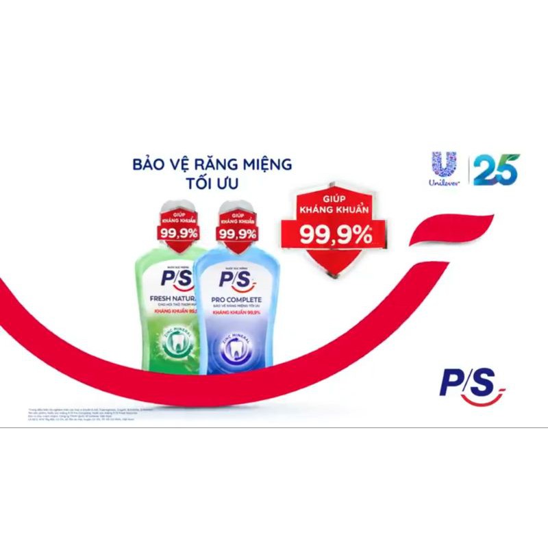 Nước súc miệng PS 500ml