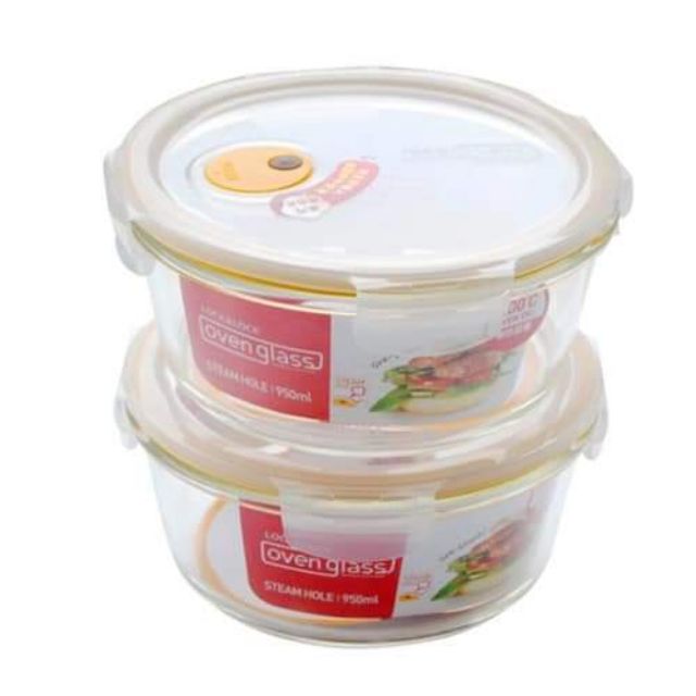 Hộp thủy tinh chịu nhiệt Lock&amp; Lock Oven Glass 950ml