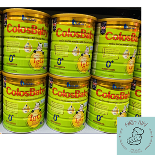 Sữa bột colosbaby gold igg1000 0+, 1+, 2+ 800g đủ số