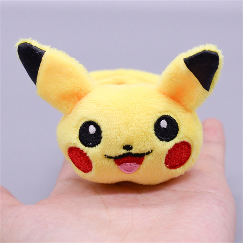 Vòng Đeo Tay Nhồi Bông Mềm Hình Pikachu Genie Rùa Pokemon Làm Quà Tặng Sinh Nhật Cho Bé