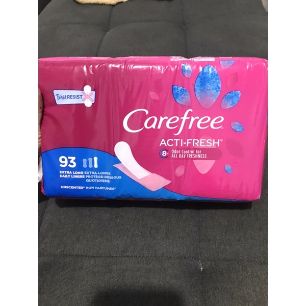 băng vệ sinh hằng ngày carefree 36, 54, 93, 168 miếng của Mỹ