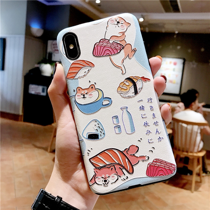 Ốp điện thoại họa tiết cún vui nhộn dùng cho Iphone 6/6s/6p/6sp/7/8/7p/8p/X/XS/Xr/Xs Max | BigBuy360 - bigbuy360.vn