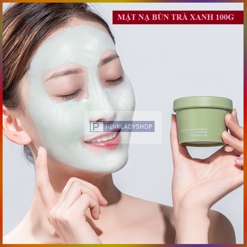 Mặt Nạ Bùn Trà Xanh Giúp Giảm Mụn Và Thu Nhỏ Lỗ Chân Lông Hiệu Quả 100G