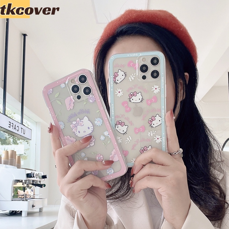 Ốp Điện Thoại Mềm Trong Suốt Hello Kitty Cho Samsung Galaxy A12 A22 A32 A42 A52 A52S A72 A71 A51 5G A81 A91 M12 M42 M32 5G