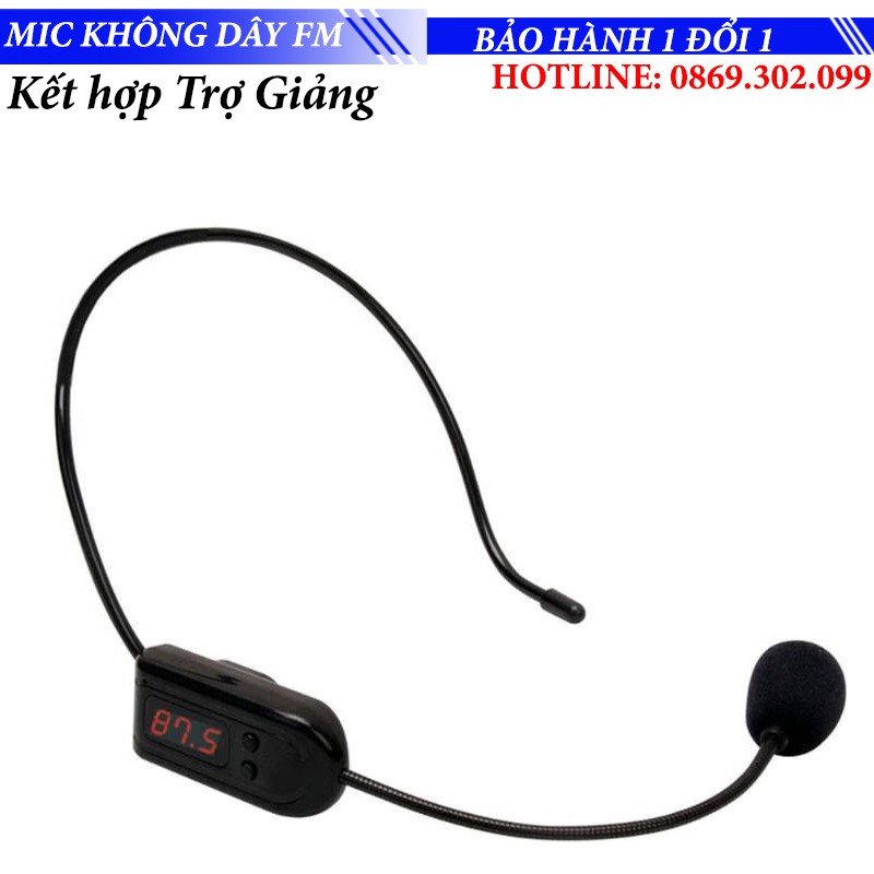 [Mã ELHACE giảm 4% đơn 300K] Microphone Trợ giảng không dây dành cho máy có sóng FM