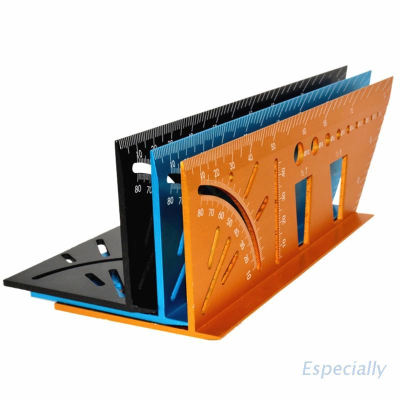 Thước đo góc 45 90 độ chính xác bằng hợp kim nhôm dùng cho gia công gỗ đa năng gọn nhẹ