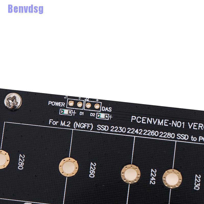 Bộ chuyển đổi Pcie To M2 3.0 X1 sang Nvme Ssd hỗ trợ 2230 2242 2260 | BigBuy360 - bigbuy360.vn