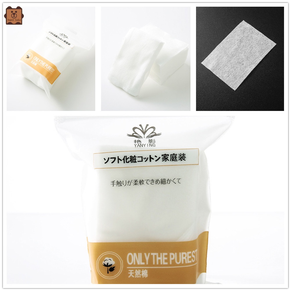 [Hàng mới về] Set 90 miếng bông tẩy trang dùng một lần tiện dụng mang đi du lịch