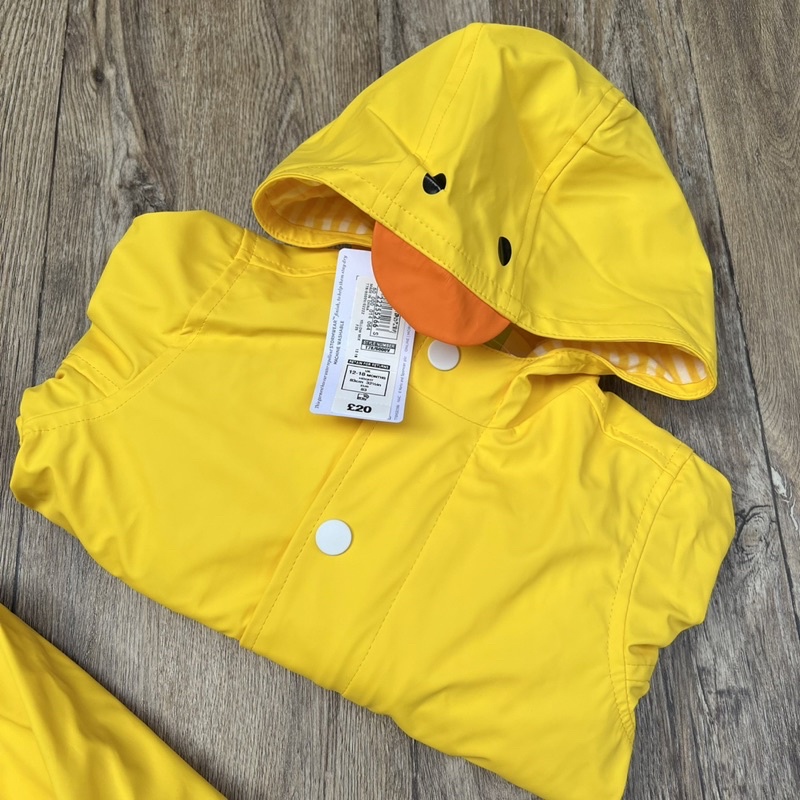 {Nhùn nhùn}Áo Khoác gió con vịt chống nước hàng xuất dư (Hàng xuất dư sịn) size 6-9m đến 2-3y