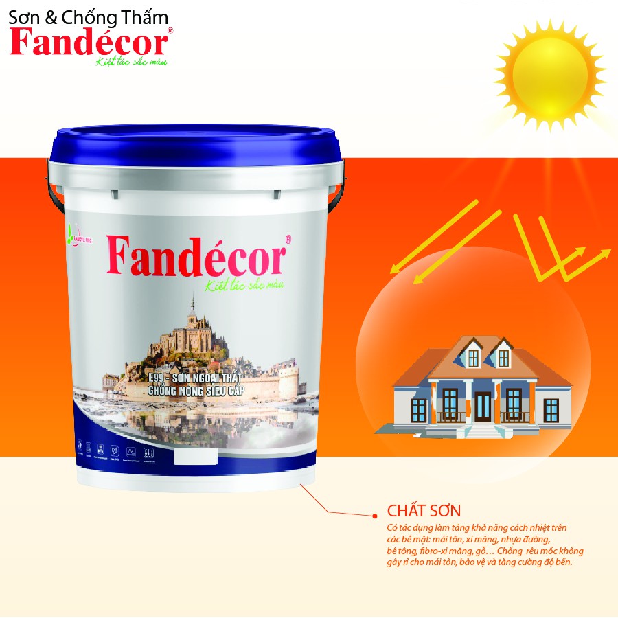 Sơn chống nóng E99-Fandecor