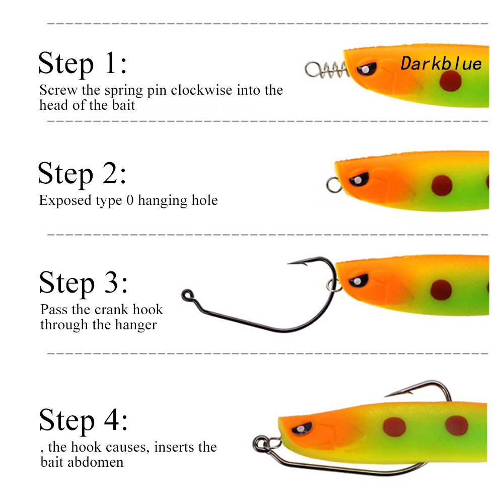 Set 50 Mồi Giun Giả Câu Cá Bằng Thép Cacbon Mềm