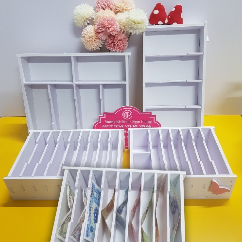 Hộp chia ngăn đựng tiền quầy thu ngân, hộp đựng nail, mỹ phẩm, đa năng