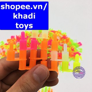 Đồ chơi lắp ráp nút tròn xếp hình cho bé (500 gram - khoảng 760 nút)