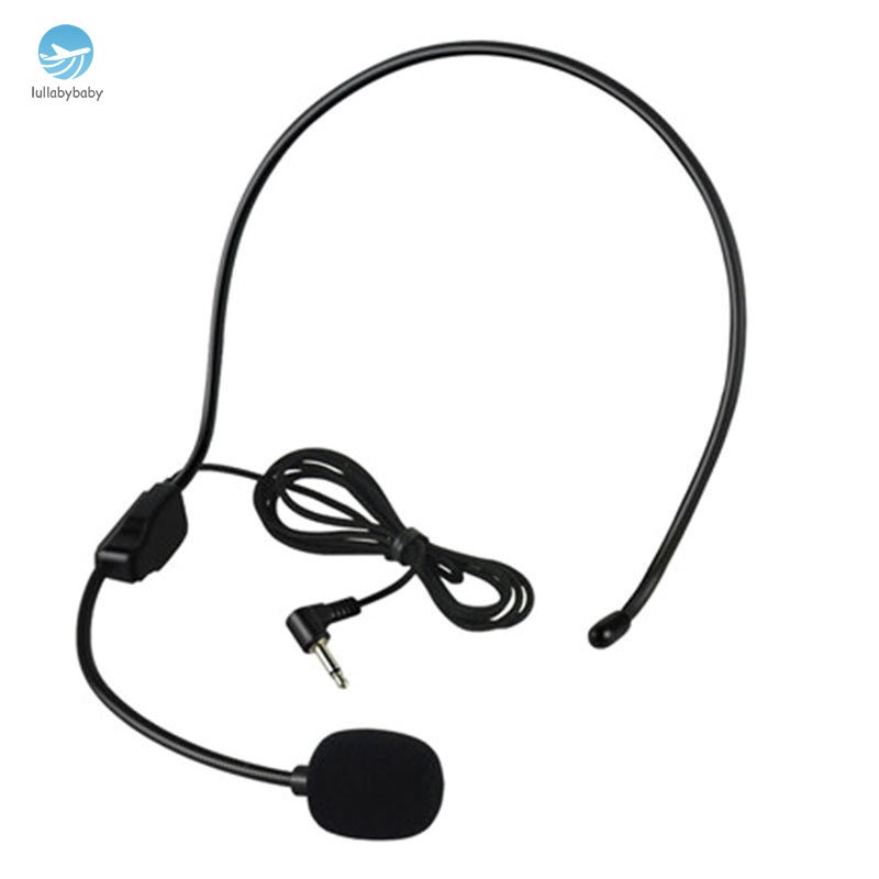 Portable 3.5MM Wired Microphone Headset Studio Conference Guide Speech Speaker Stand Headphone For Voice Amplifier