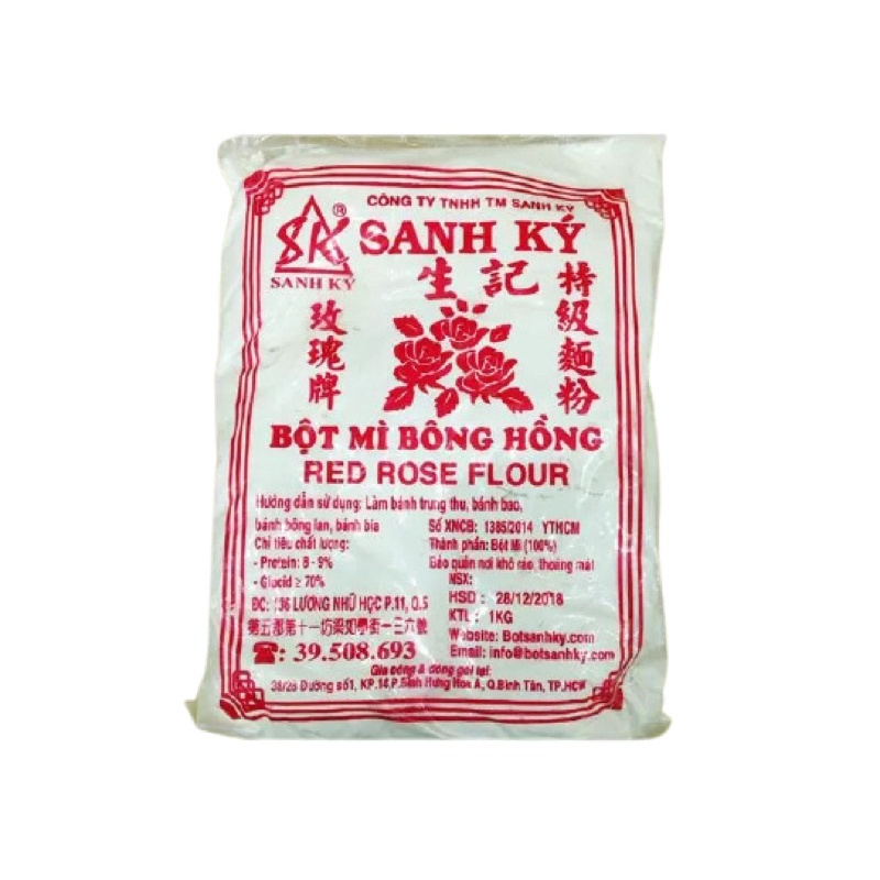 Bột Hoa Hồng Đỏ Sanh Ký 1kg