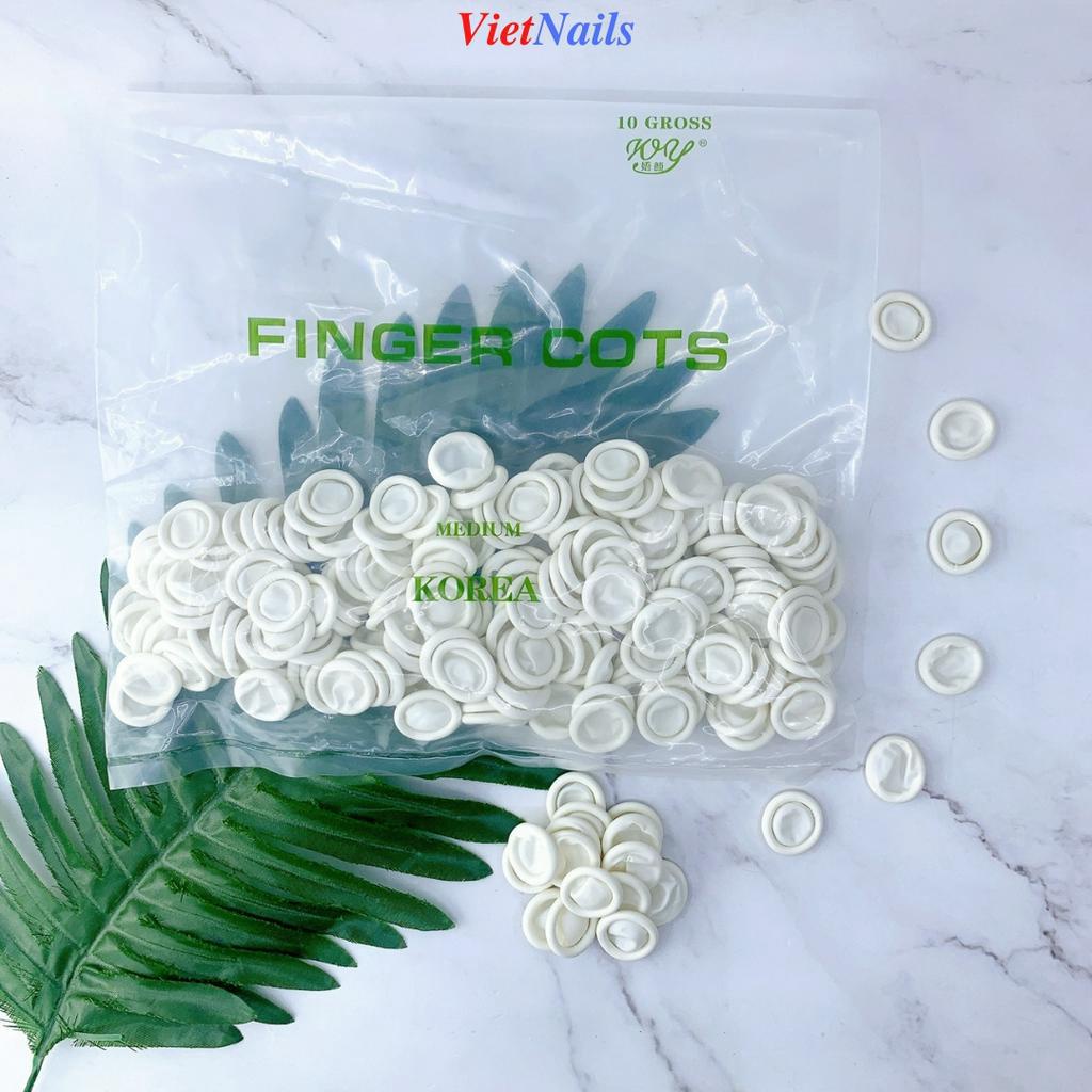 Set 200 Bao Bảo Vệ Ngón Tay Làm Nail, Phun Xăm – Bao Bảo Vệ Ngón Tay Cao Su