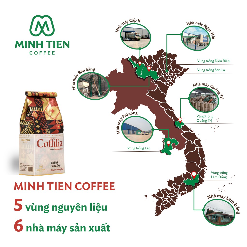 Cà phê rang xay nguyên chất rang mộc Coffilia - bừng sắc hương trái (gói 250g) | BigBuy360 - bigbuy360.vn