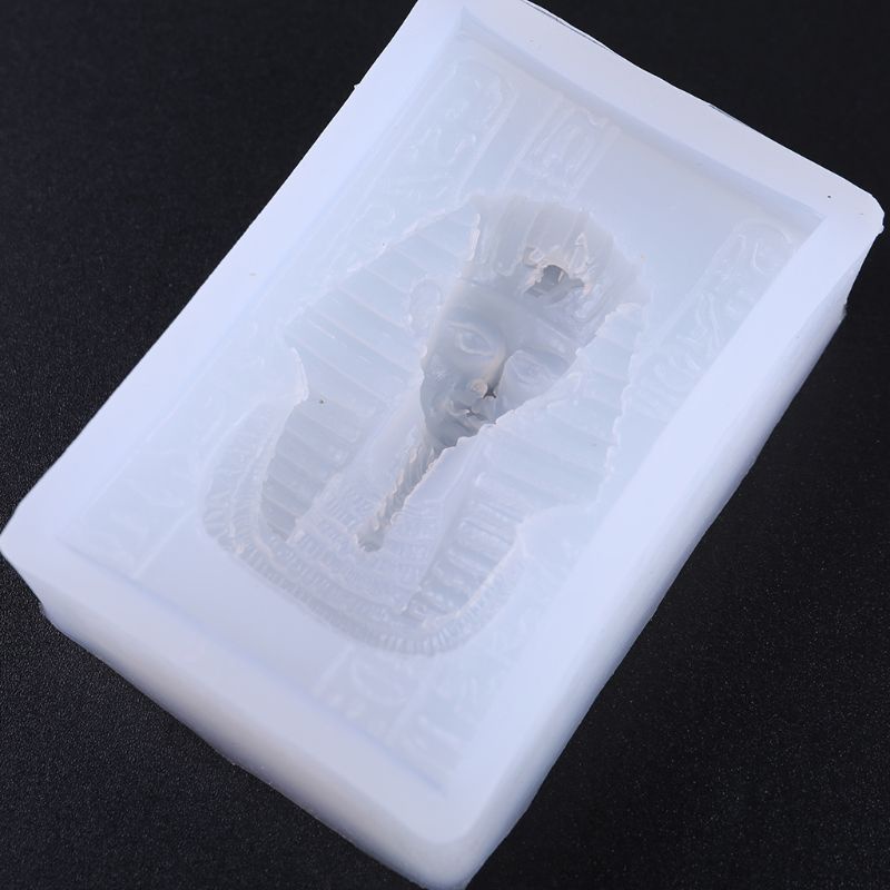 Khuôn Silicone Tạo Hình Làm Mặt Trang Sức Hình Đầu Pharaoh DIY