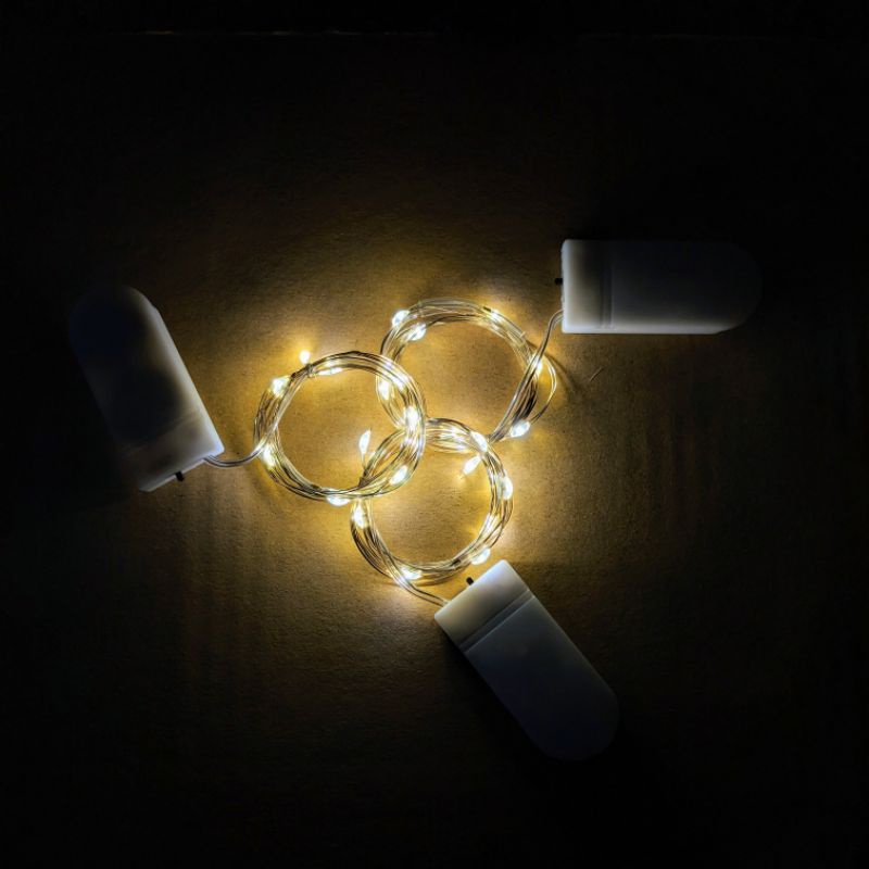 Dây Led 1m trang trí bánh kem, phụ kiện bánh sinh nhật, trang trí