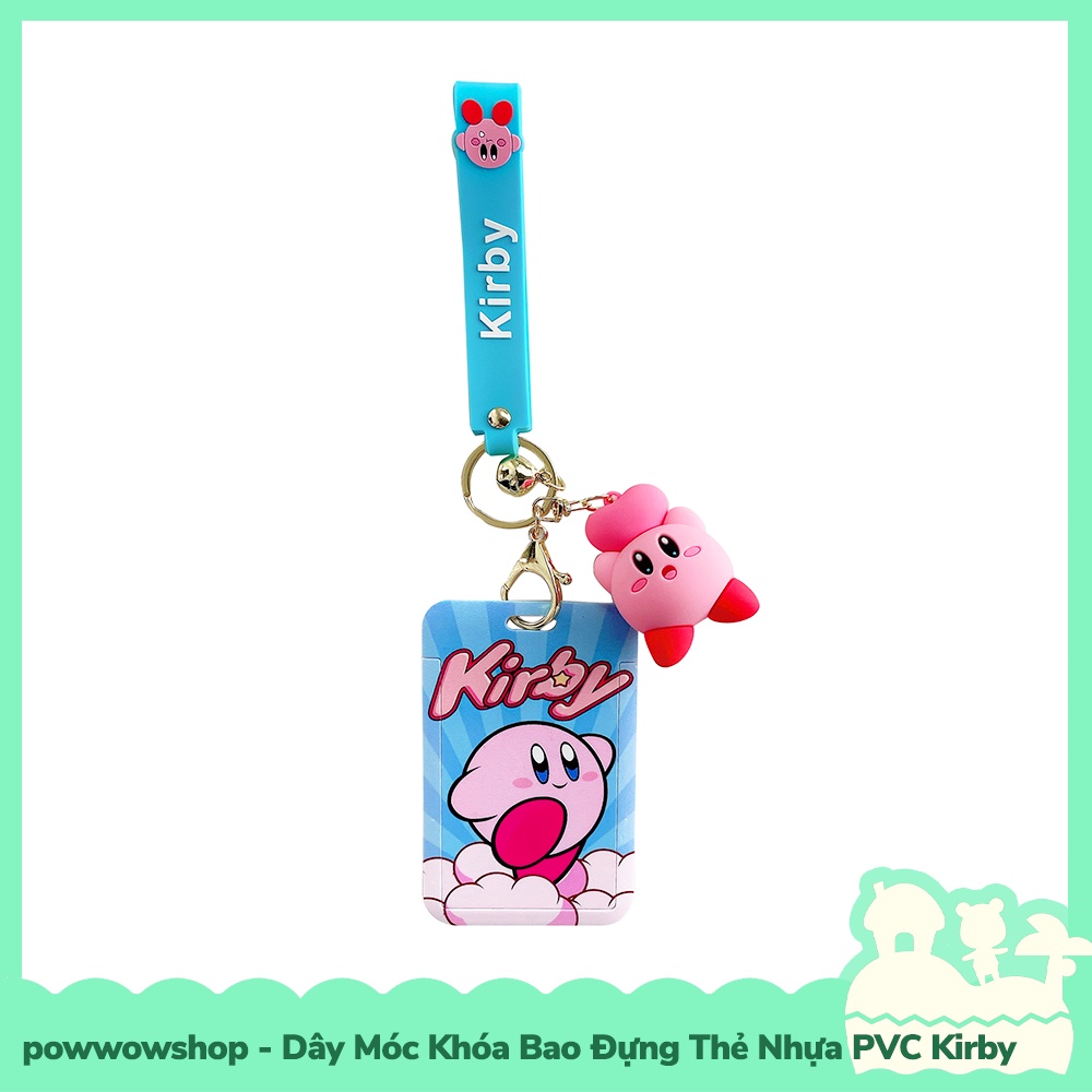 [Sẵn VN - Hỏa Tốc] Dây Móc Khóa Bao Đựng Thẻ Nhân Viên Nhựa PC + Acrylic Phong Cách Kirby