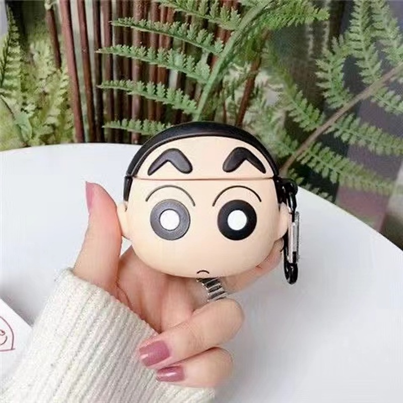 Vỏ Bọc Hộp Sạc Tai Nghe Baseus W3 Mềm In Hình Chú Chó Hoạt Hình Dễ Thương Hiệu Quả No.1