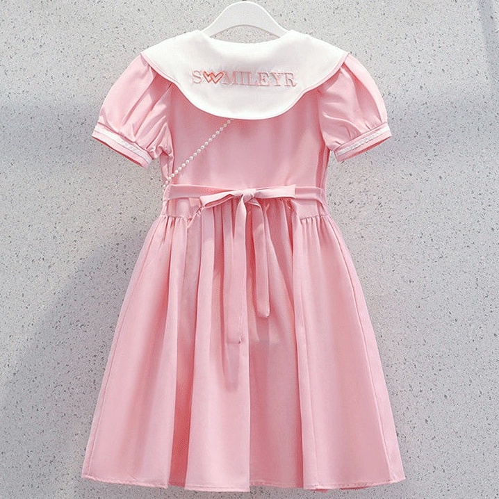 Đầm Công Chúa Cổ Búp Bê Thời Trang Mùa Hè Mới 2022 Dành Cho Bé Gái