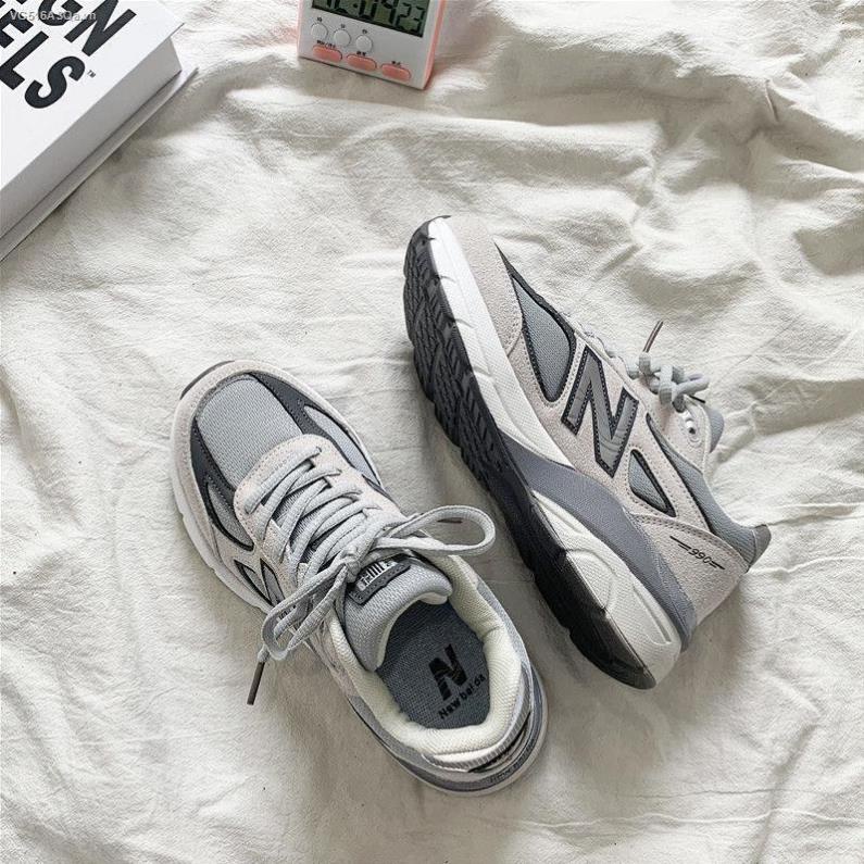 🚓 Giày thể thao new balance nb0 phối lưới thoáng khí tăng chiều cao phong cách Hàn Quốc cổ điển thời trang