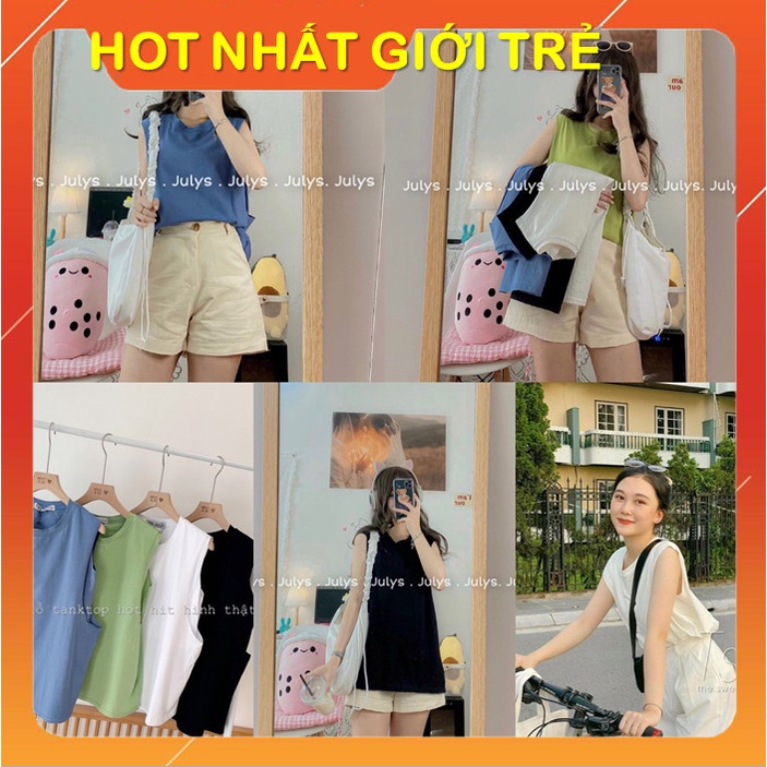 ÁO BA LỖ TANKTOP NỮ 4 MÀU SIÊU HOT A47
