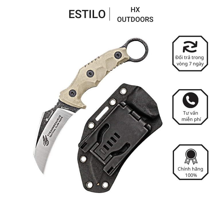 Hx Outdoors Karambit D-205 Dụng cụ sinh tồn đi rừng đi phượt dã ngoại chiến thuật sinh tồn