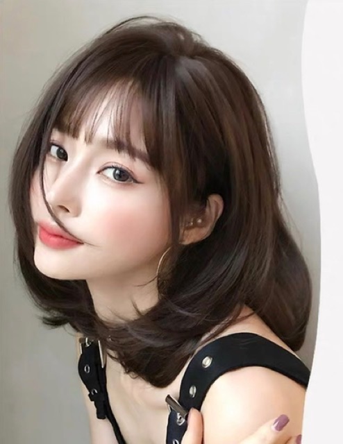 Tóc giả nguyên đầu nữ đẹp cúp tự nhiên ❤️❤️FREESHIP❤️❤️ mã 6130