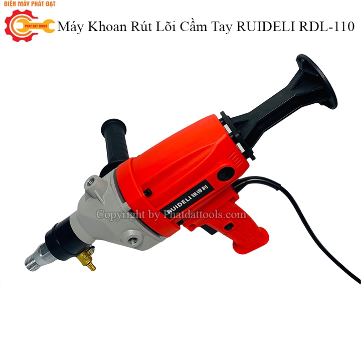 Máy Khoan Rút Lõi Cầm Tay RUIDELI RDL-110 Công Suất 1600W-Khả Năng Khoan Mũi Tối Đa 110mm-Bảo Hành 6 Tháng