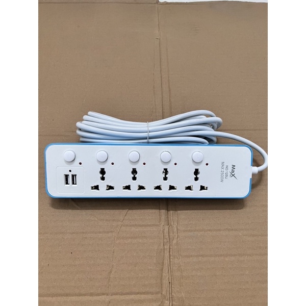 Ổ cắm điện đa năng sạc usb dây dài 5m